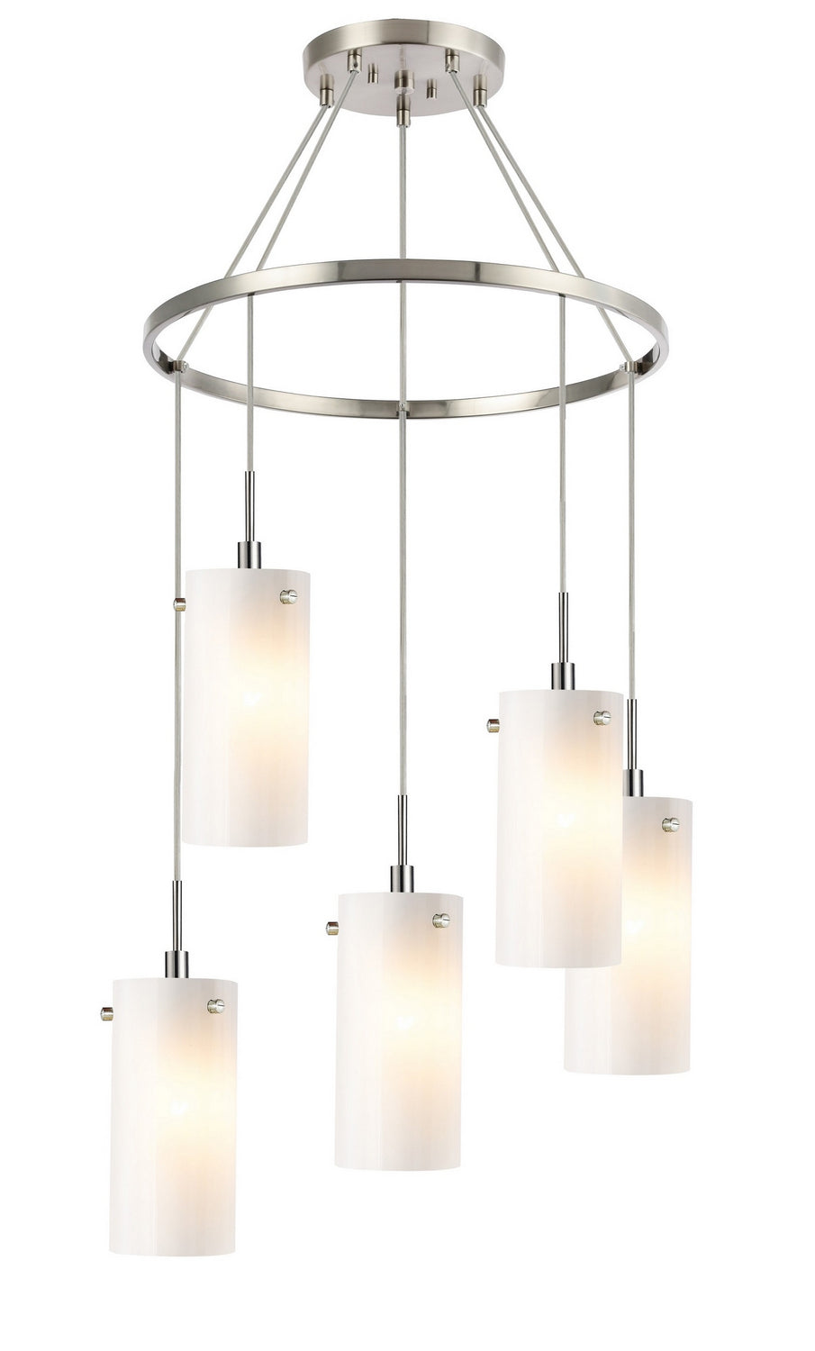 Woodbridge Tube 13428STN-C10401 Chandelier Light - Satin Nickel