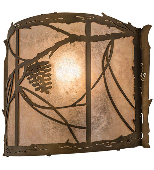 Meyda Tiffany Whispering Pines 98133 Wall Light - Antique Copper