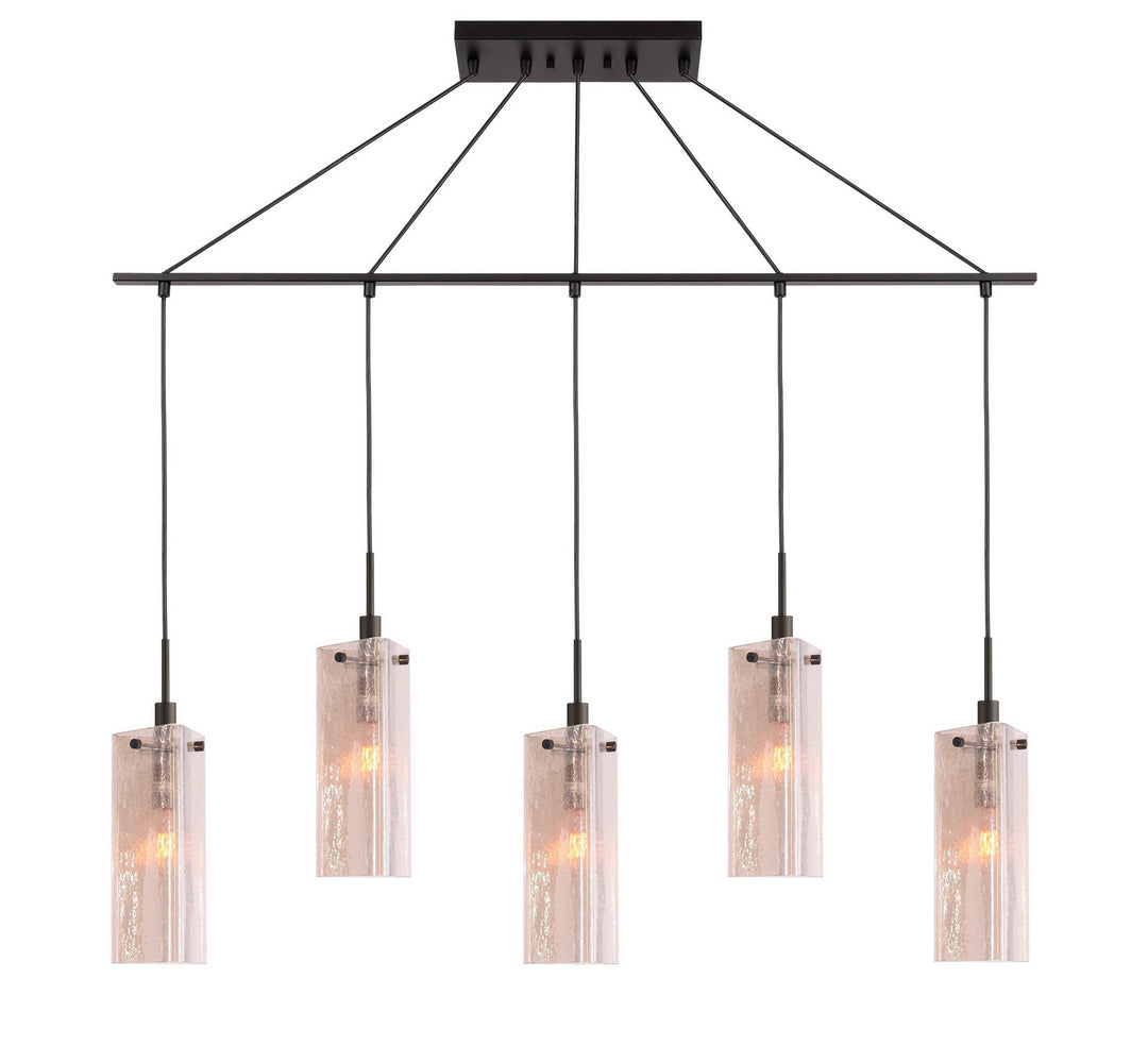 Woodbridge Tube 13429MEB-C40432 Pendant Light - Bronze