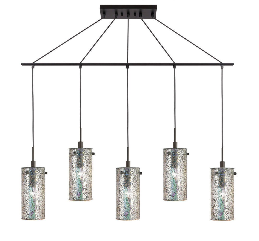Woodbridge Tube 13429MEB-M10IRI Pendant Light - Bronze