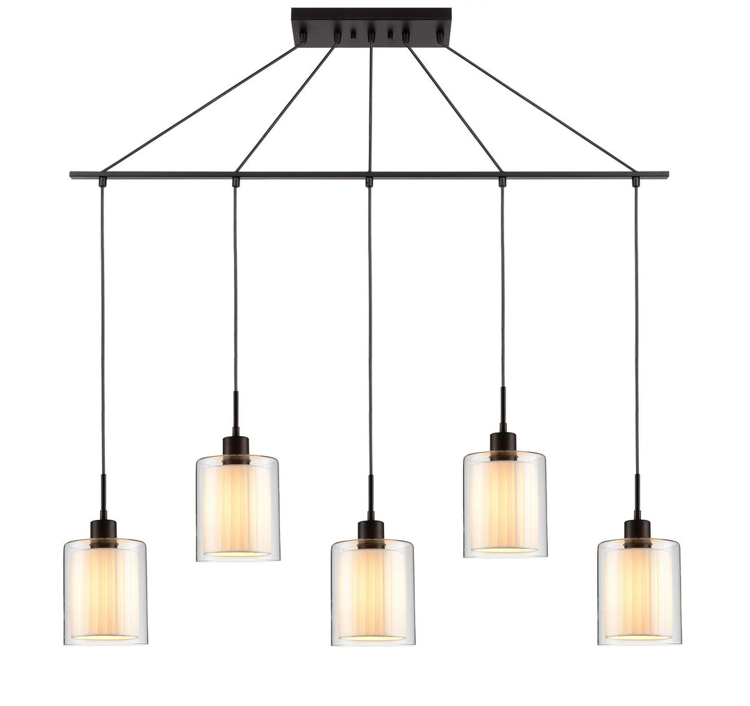 Woodbridge Alaina 14729MEB-GS10610 Pendant Light - Bronze