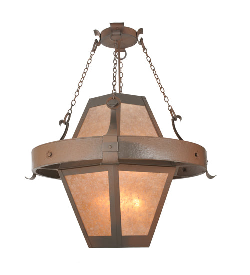 Meyda Tiffany Bonanza 98139 Pendant Light - Rust, Wrought Iron