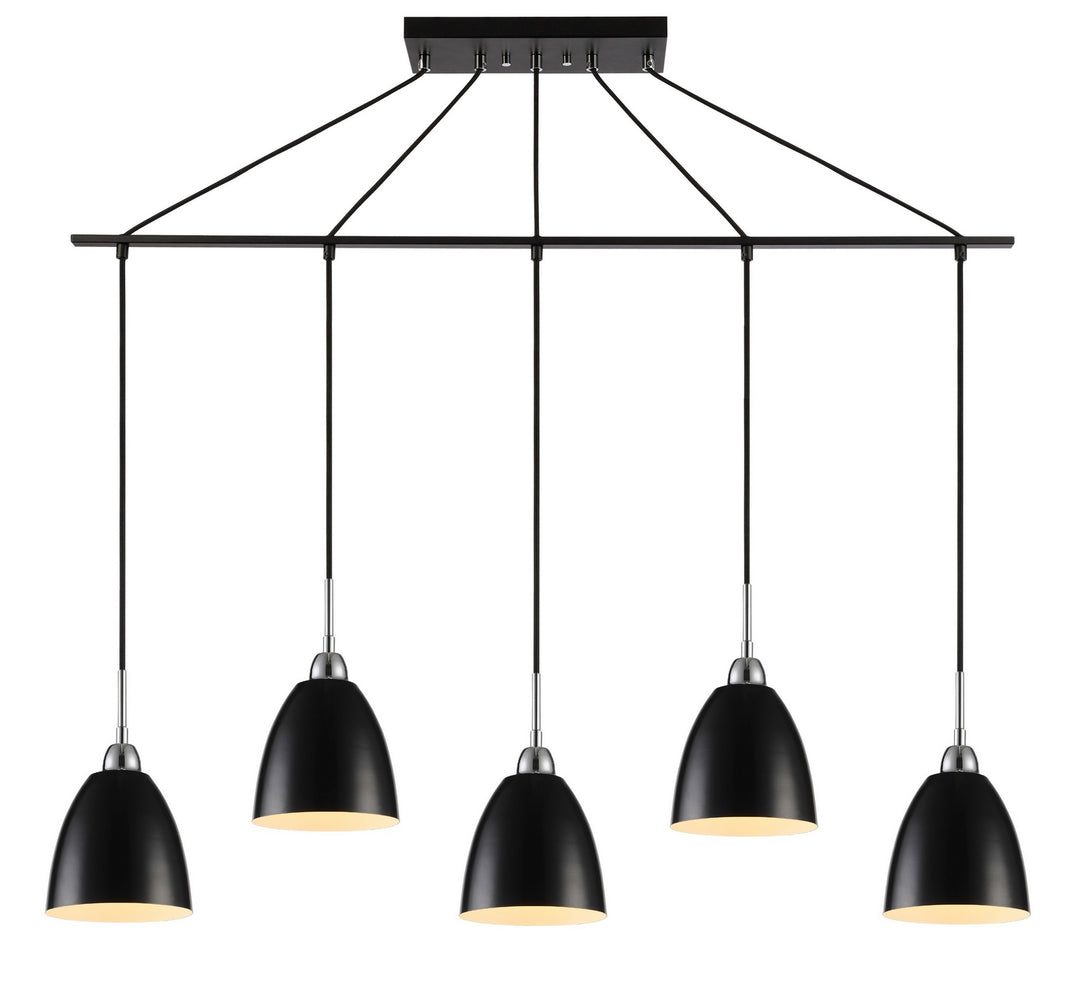 Woodbridge Vento 15329CBK-DBZ Pendant Light - Chrome/ Black/ Bronze