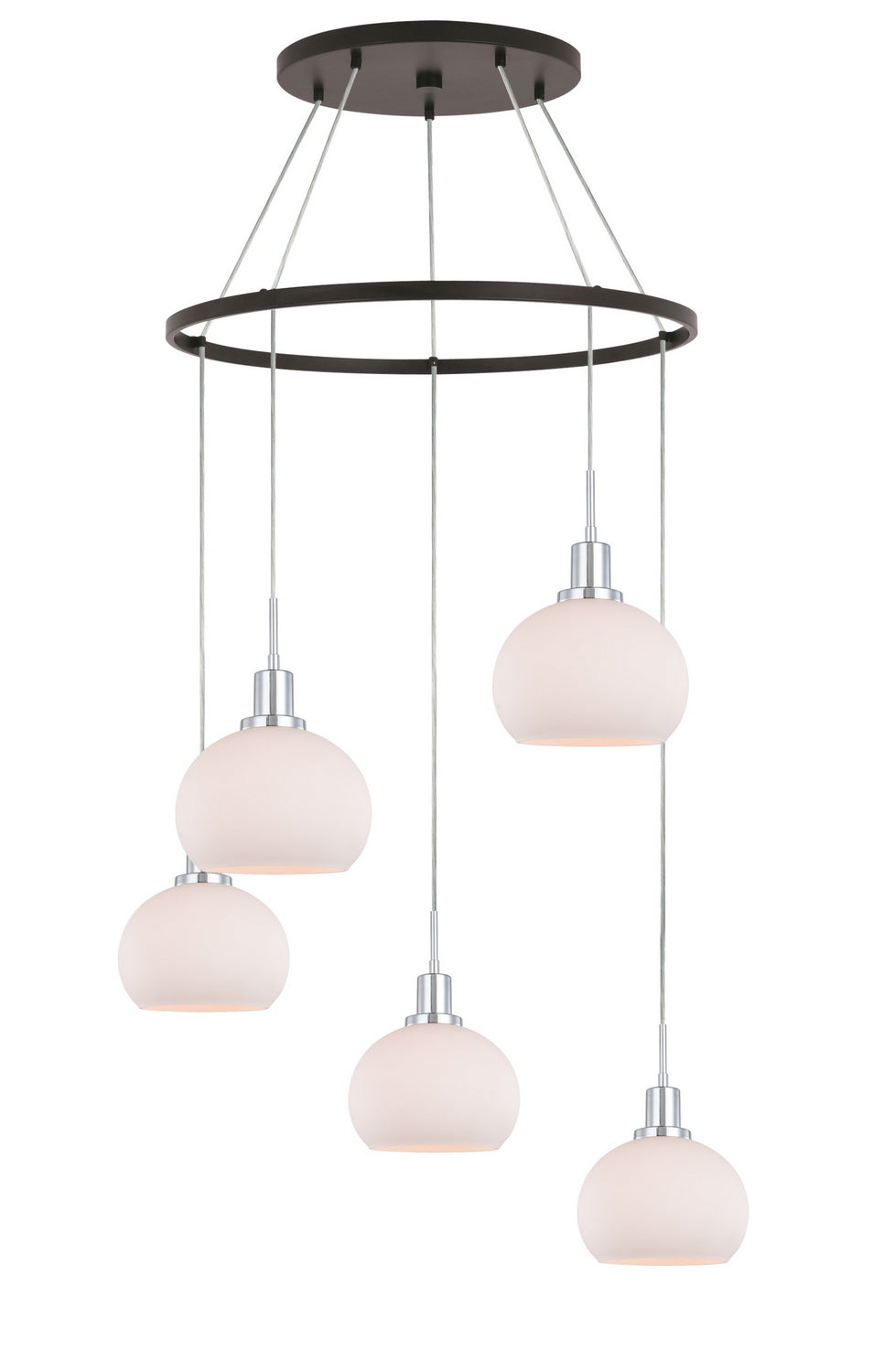 Woodbridge Austin 17828CHZLE-C00801 Chandelier Light - Chrome/ Bronze