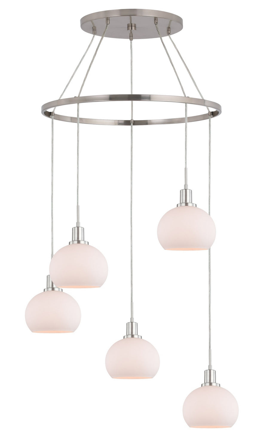 Woodbridge 17828STNLE-C00801 Chandelier Light - Satin Nickel