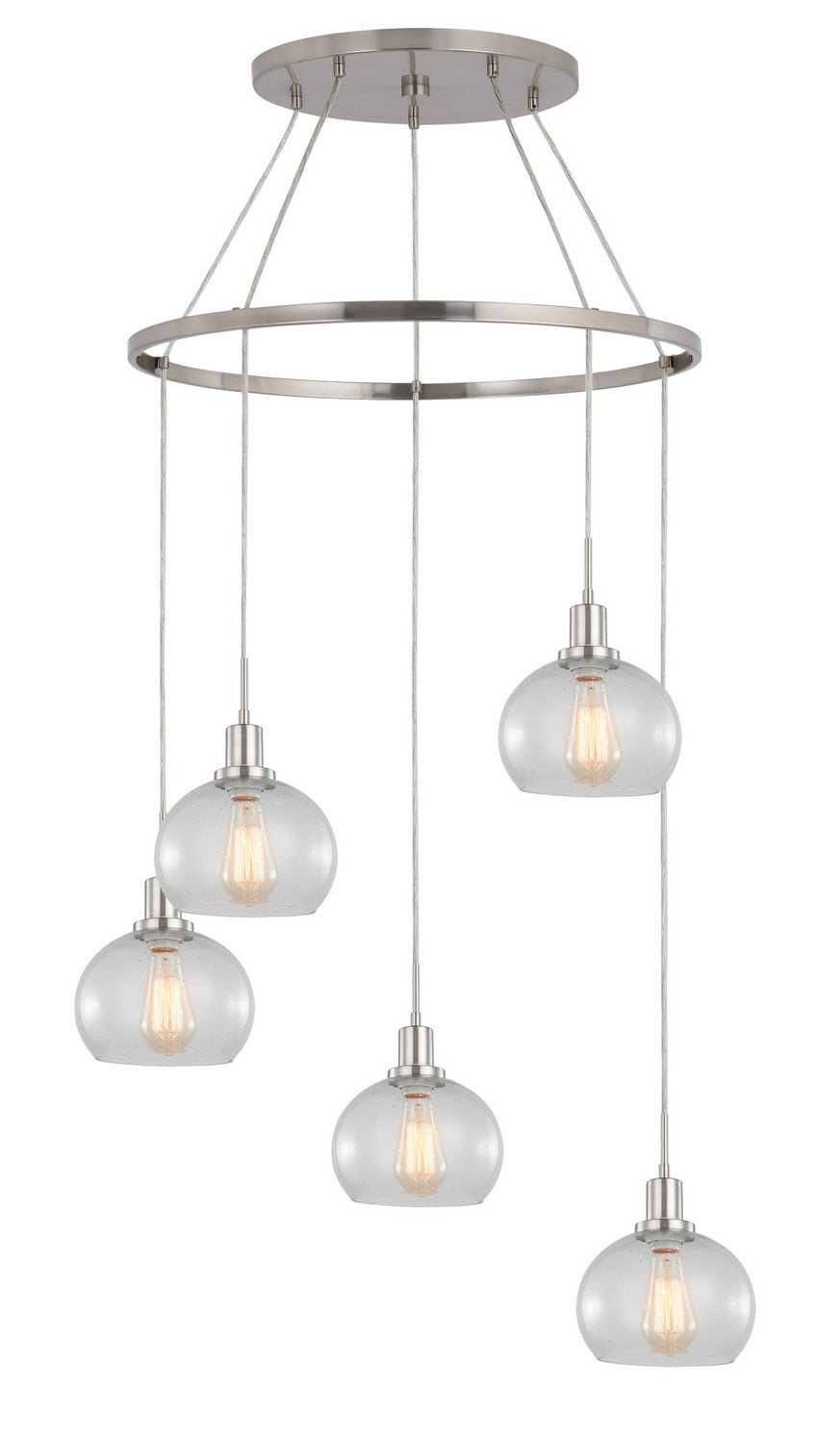 Woodbridge 17828STNWL-C00805 Chandelier Light - Satin Nickel
