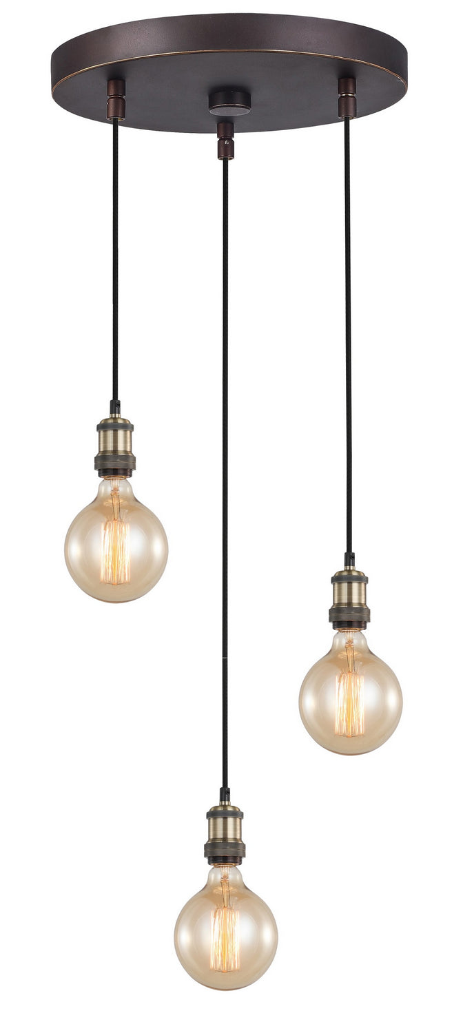 Woodbridge Fulton 18324ABZ-G125 Pendant Light - Antique Brass/ Bronze