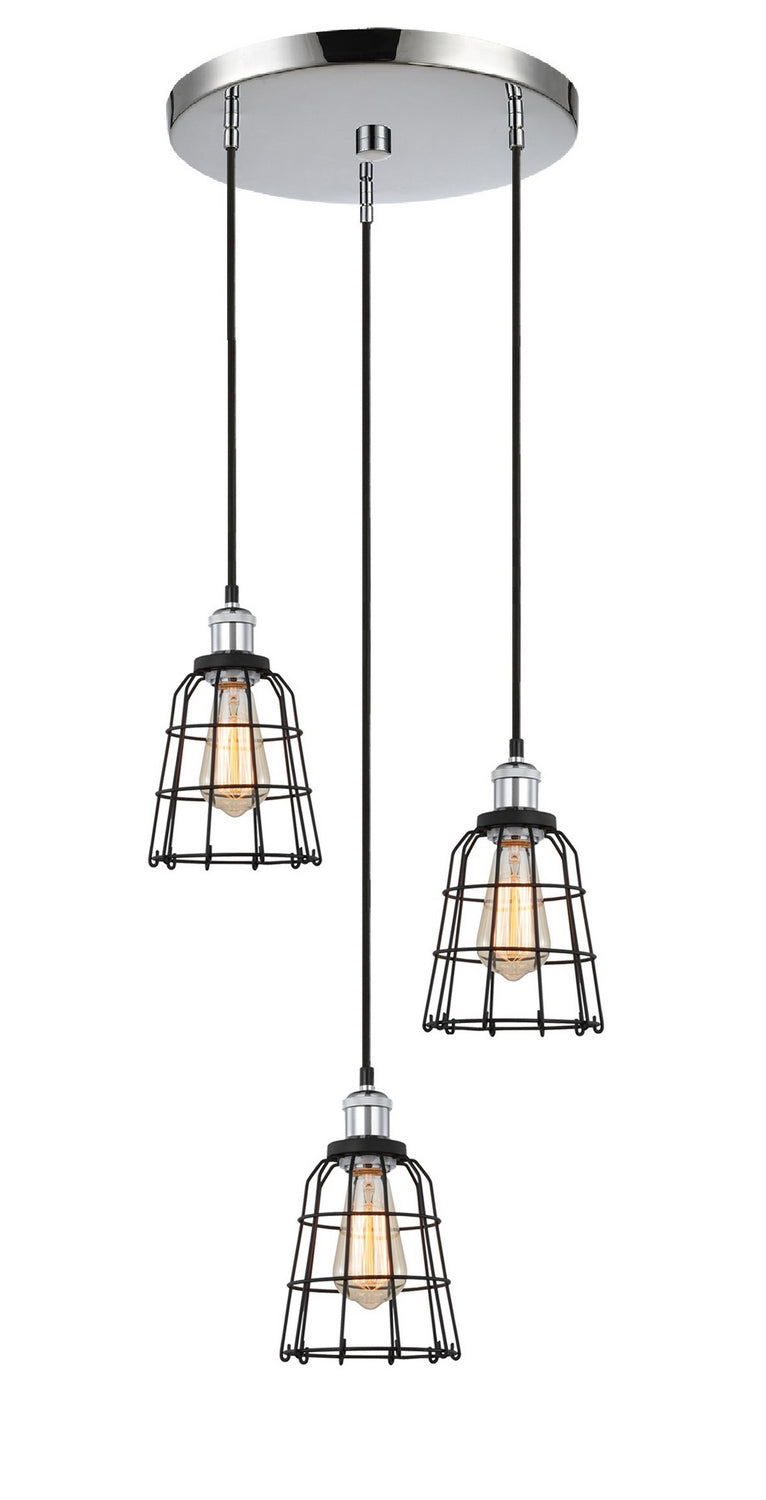 Woodbridge Fulton 18324CHRWL-SW106BK Pendant Light - Chrome