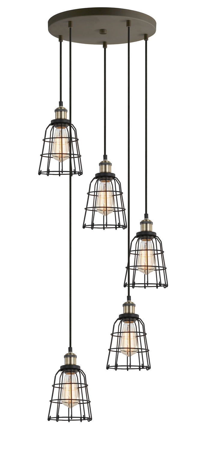 Woodbridge Fulton 18325ABZWL-SW106BK Pendant Light - Antique Brass/ Bronze