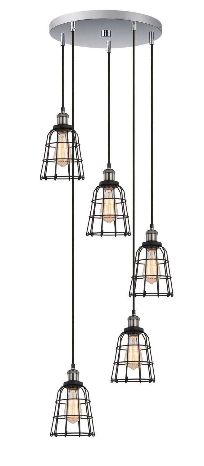 Woodbridge Fulton 18325ANSWL-SW106BK Pendant Light - Antique Nickel/ Nickel