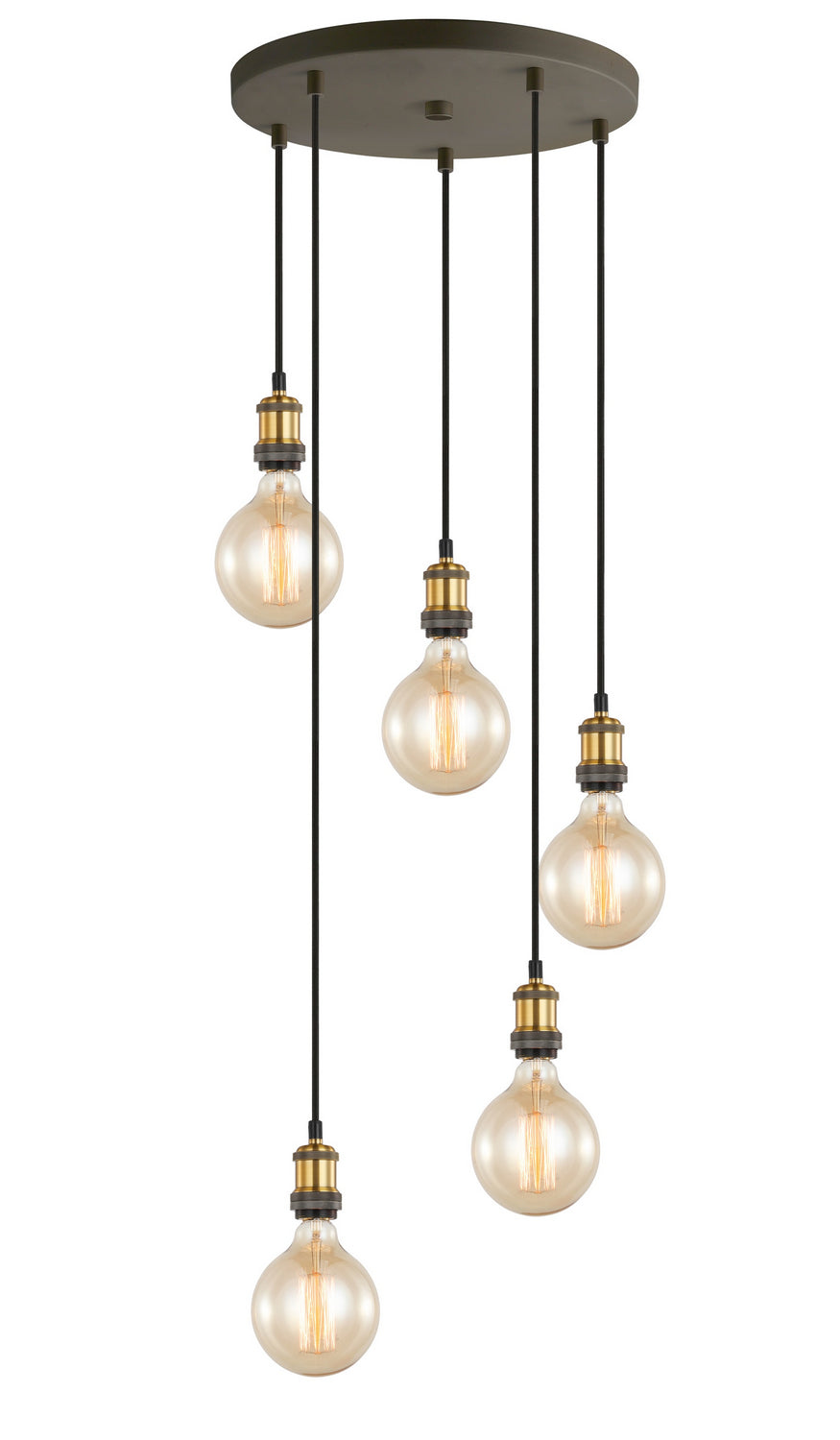 Woodbridge Fulton 18325CBZ-G125 Pendant Light - Brass/ Bronze