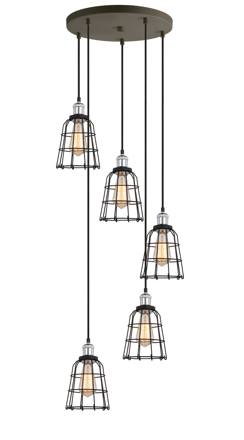 Woodbridge Fulton 18325CHZWL-SW106BK Pendant Light - Chrome/ Bronze