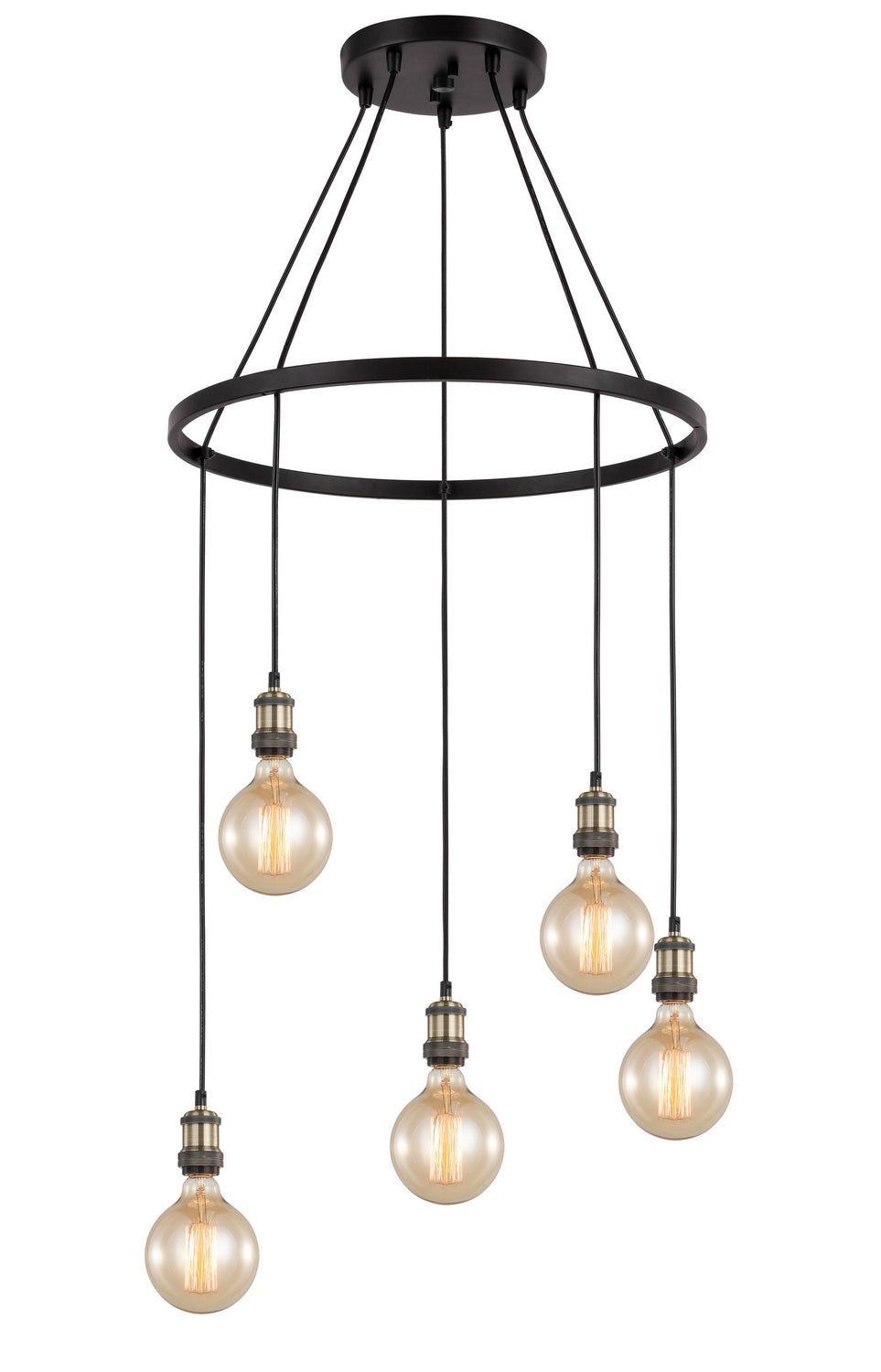 Woodbridge Fulton 18328ABZ-G125 Chandelier Light - Antique Brass/ Bronze