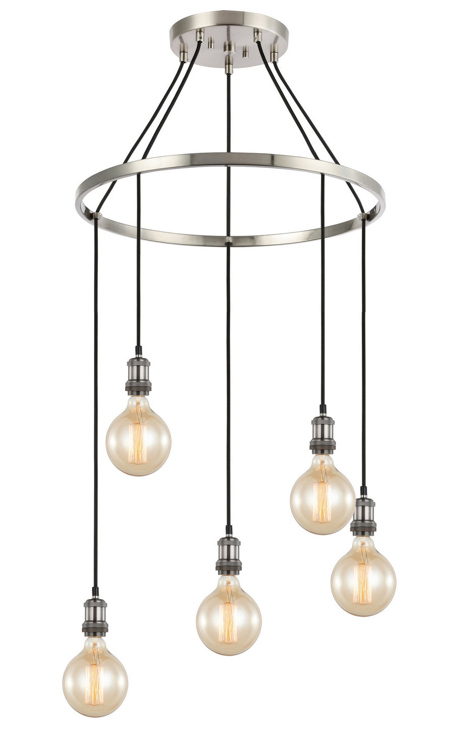 Woodbridge Fulton 18328ANS-G125 Pendant Light - Antique Nickel/ Nickel