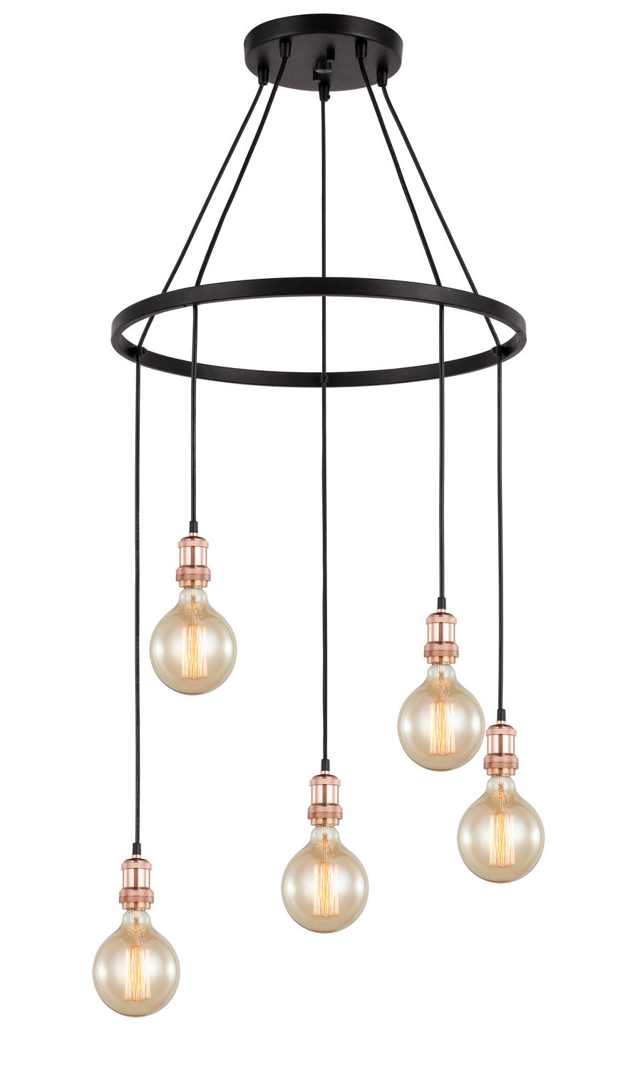 Woodbridge Fulton 18328CPZ-G125 Chandelier Light - Copper/ Bronze