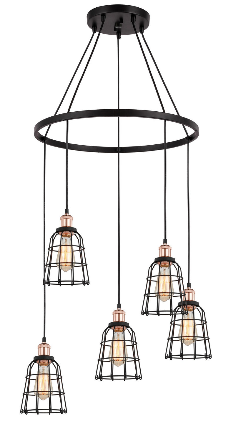 Woodbridge Fulton 18328CPZWL-SW106BK Chandelier Light - Copper/ Bronze