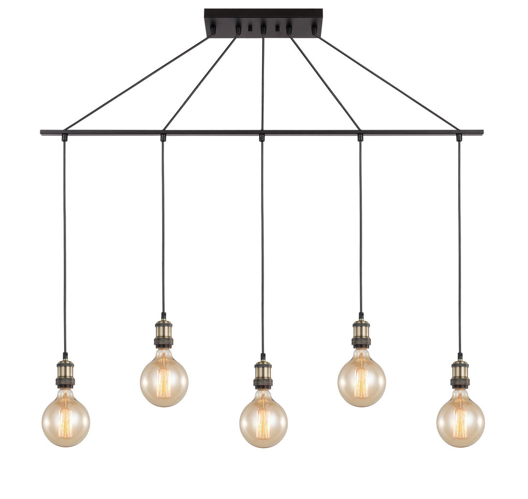 Woodbridge Fulton 18329ABZ-G125 Pendant Light - Antique Brass/ Bronze