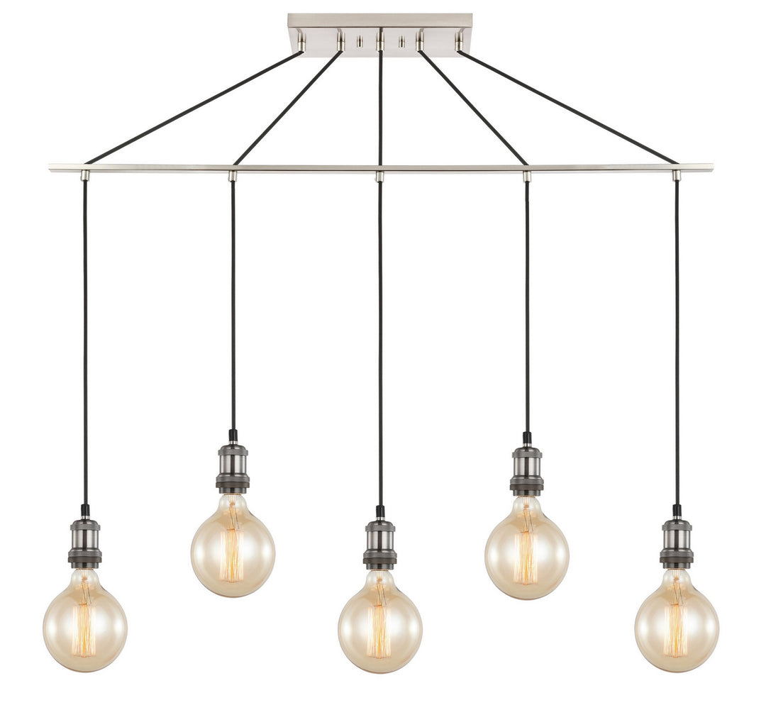 Woodbridge Fulton 18329ANS-G125 Pendant Light - Antique Nickel/ Nickel