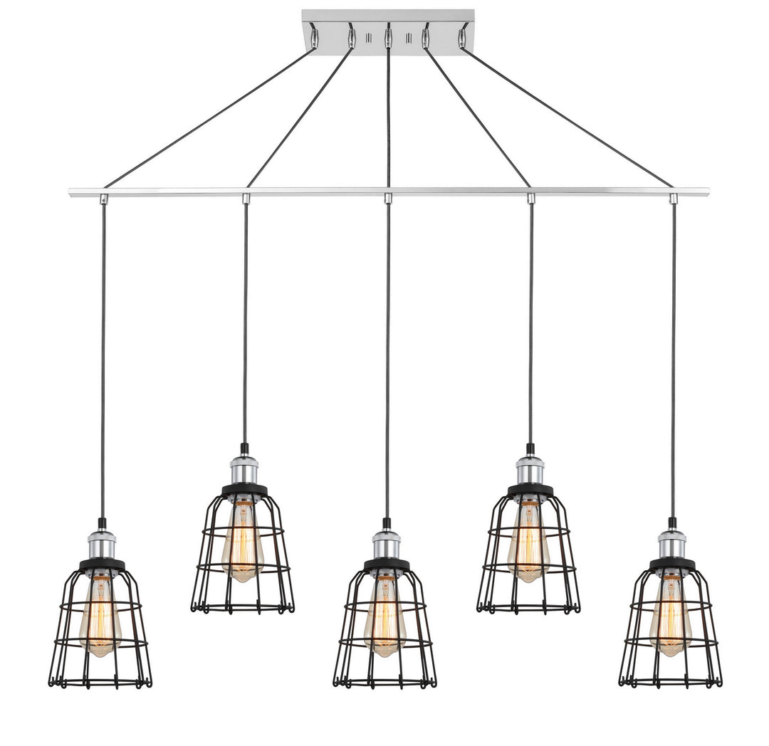 Woodbridge Fulton 18329CHRWL-SW106BK Pendant Light - Chrome