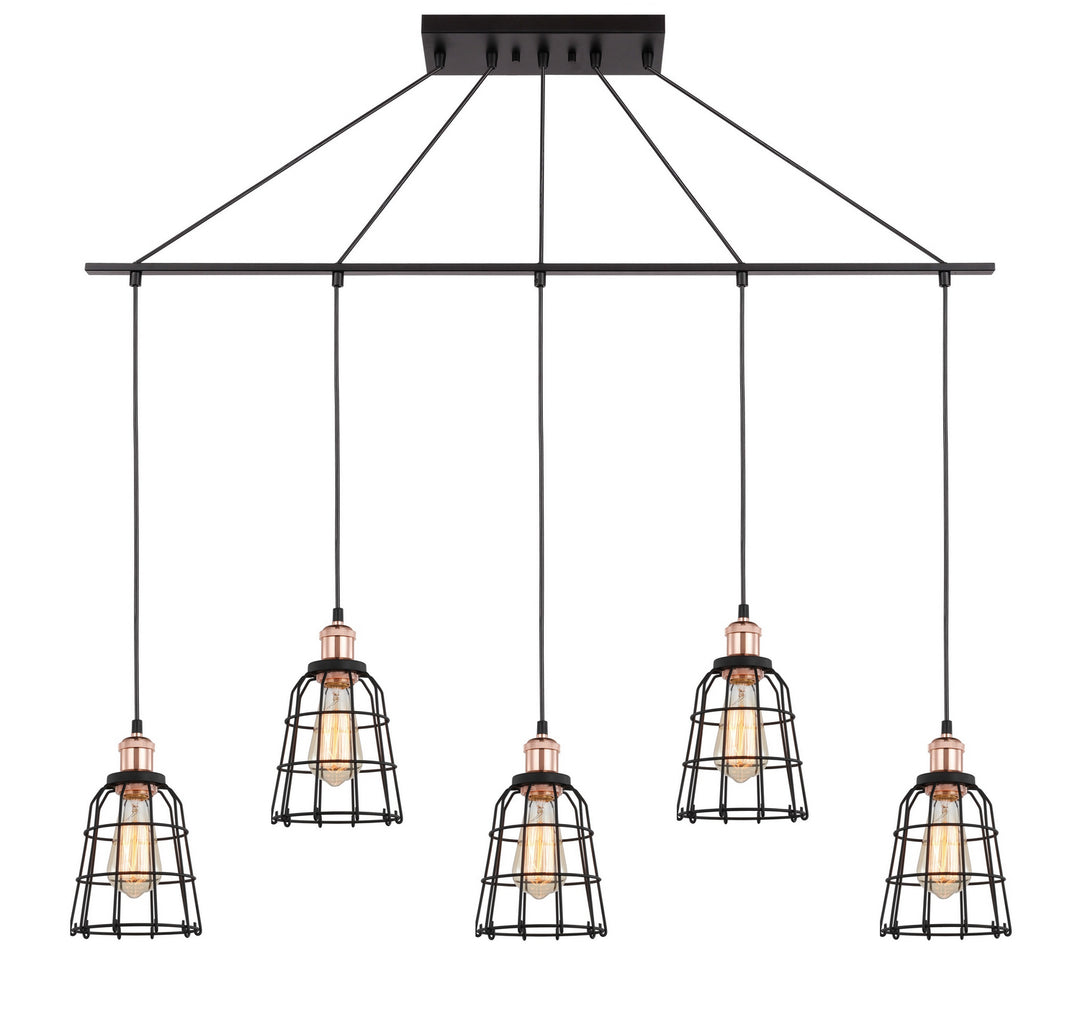 Woodbridge Fulton 18329CPZWL-SW106BK Pendant Light - Copper/ Bronze