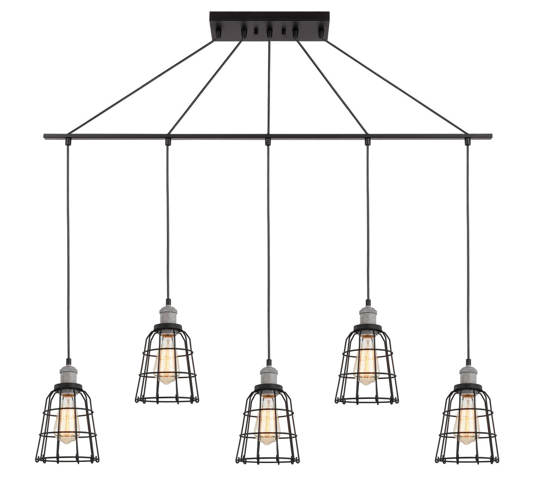 Woodbridge Fulton 18329GYZWL-SW106BK Pendant Light - Painted Grey/ Bronze