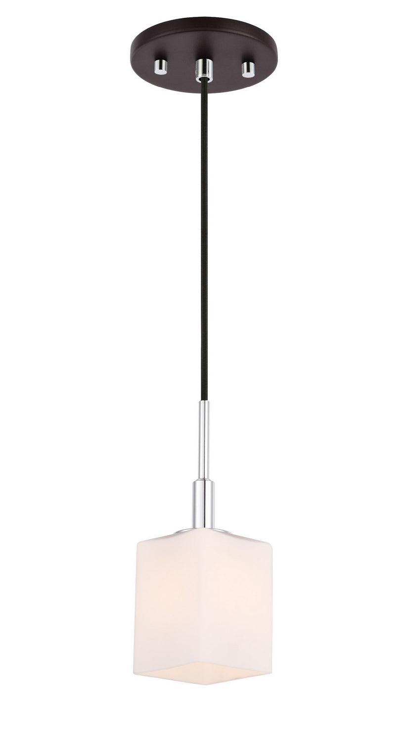 Woodbridge Langston 18423CHZ-C80401 Pendant Light - Chrome/ Bronze