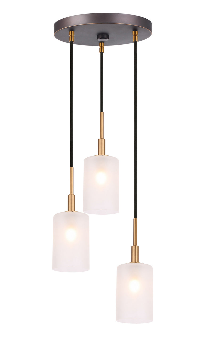 Woodbridge Langston 18424CBZ-C10455 Pendant Light - Brass/ Bronze