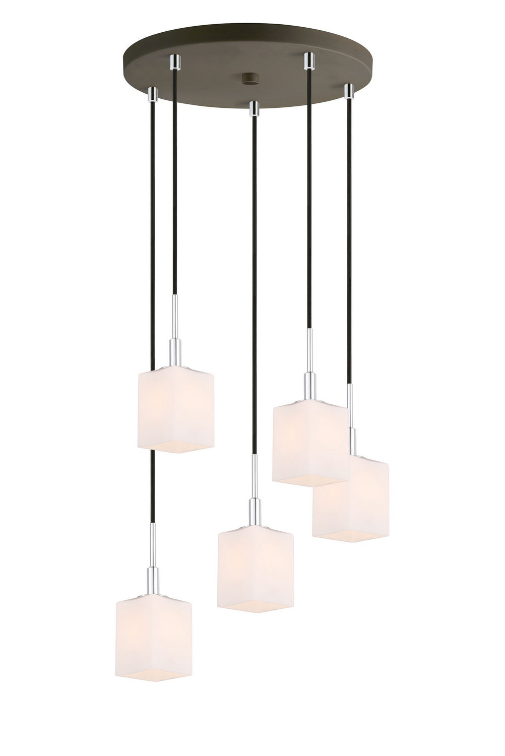 Woodbridge Langston 18425CHZ-C80401 Pendant Light - Chrome/ Bronze