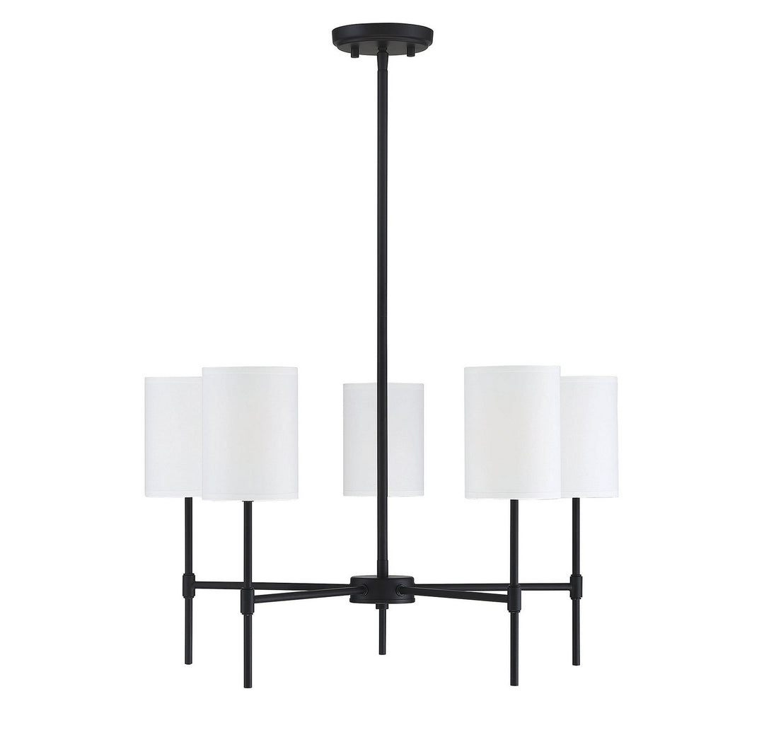 Meridian Mchan M10067MBK Chandelier Light - Matte Black