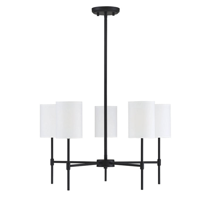 Meridian Mchan M10067MBK Chandelier Light - Matte Black