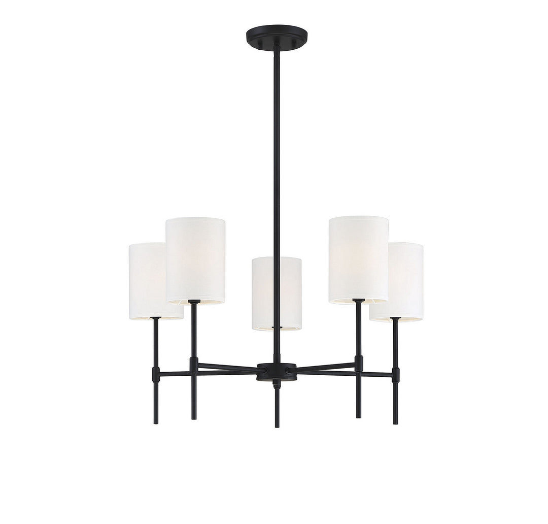 Meridian Mchan M10067MBK Chandelier Light - Matte Black