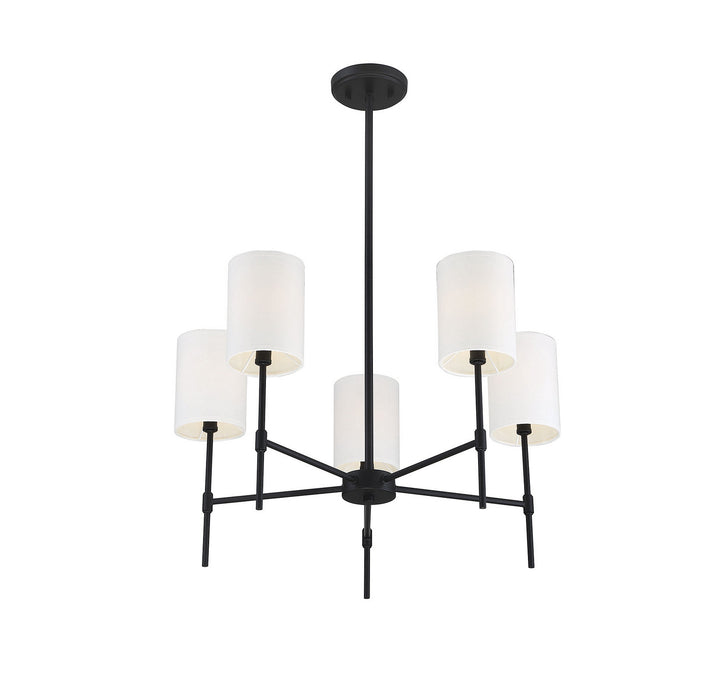 Meridian Mchan M10067MBK Chandelier Light - Matte Black
