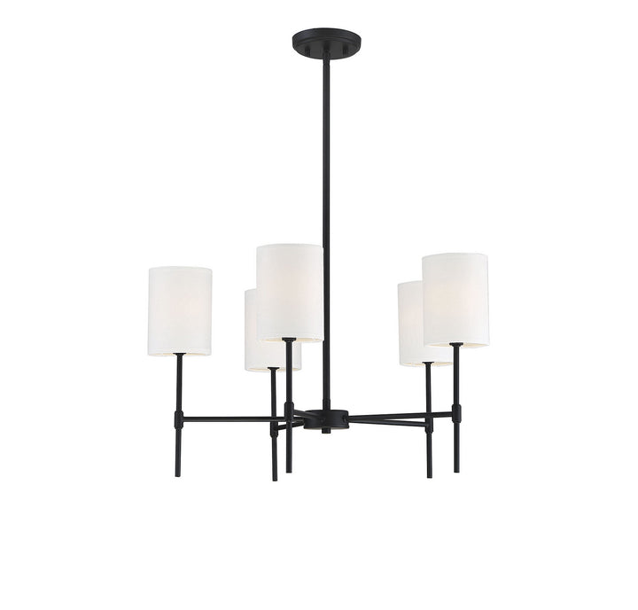 Meridian Mchan M10067MBK Chandelier Light - Matte Black