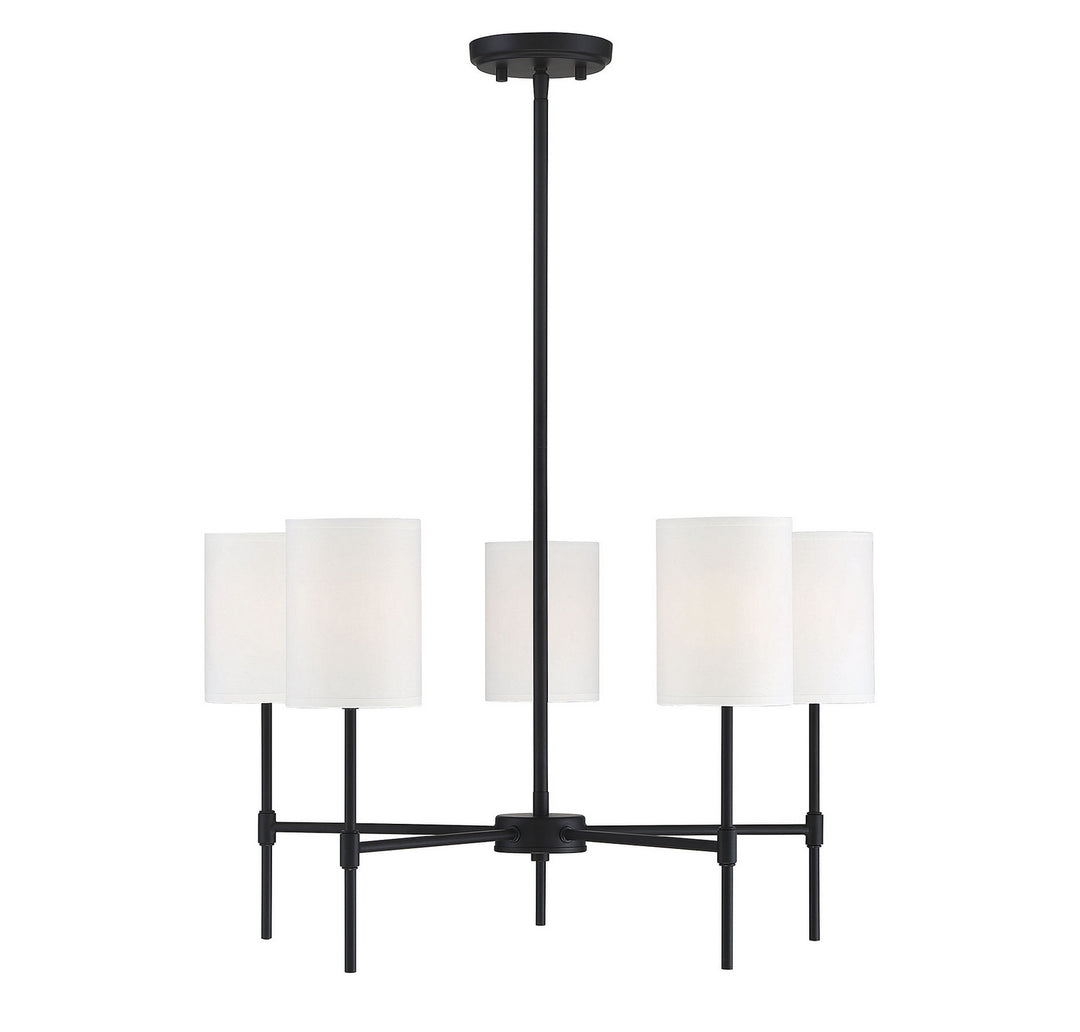 Meridian Mchan M10067MBK Chandelier Light - Matte Black