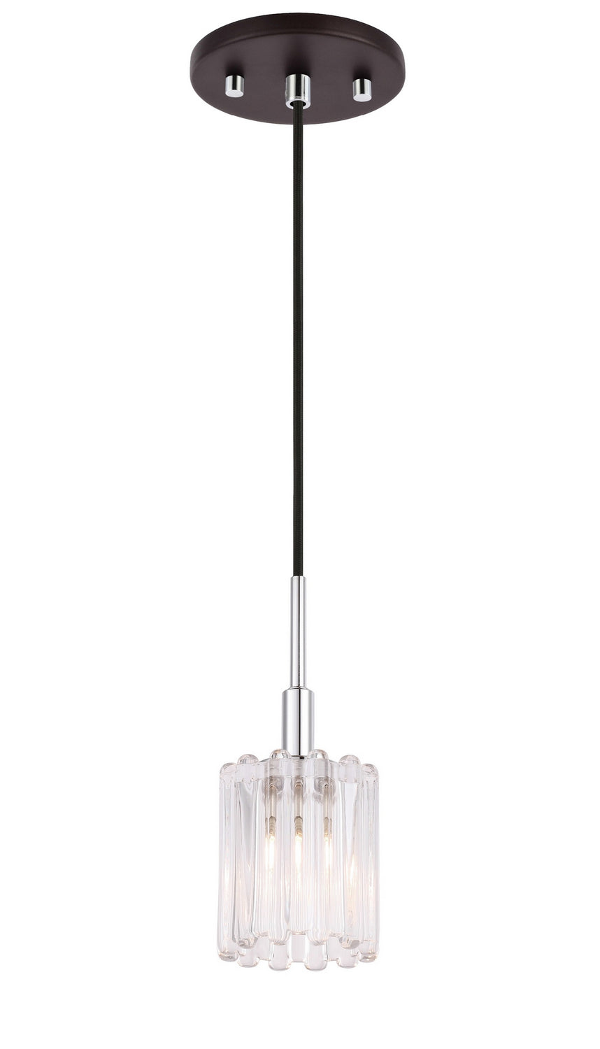 Woodbridge Candice 18623CHZ-C10490 Pendant Light - Chrome/ Bronze