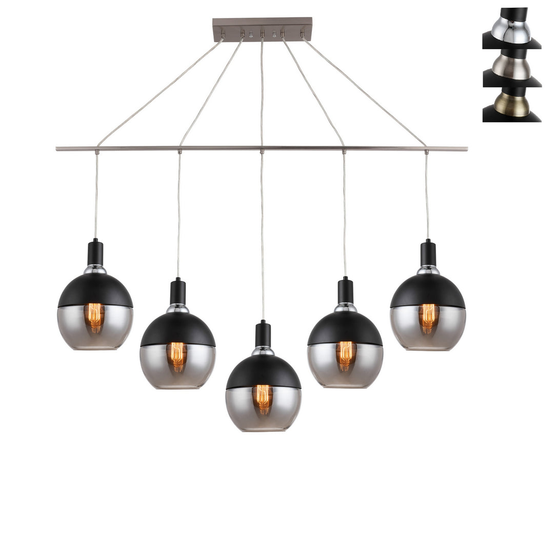 Woodbridge Blake 19129BANWL-C00875 Pendant Light - Black/ Nickel