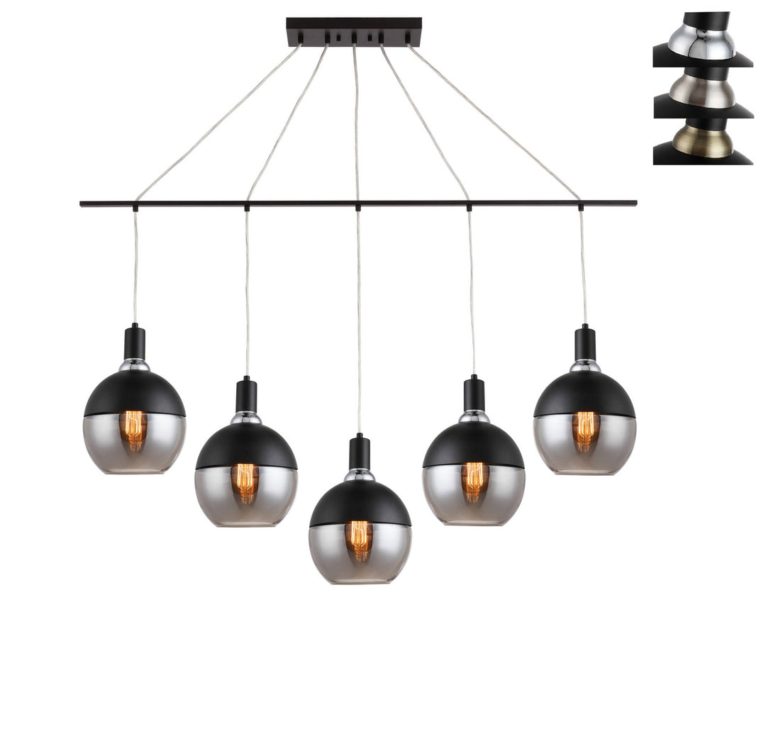 Woodbridge Blake 19129BAZWL-C00875 Pendant Light - Black/ Nickel