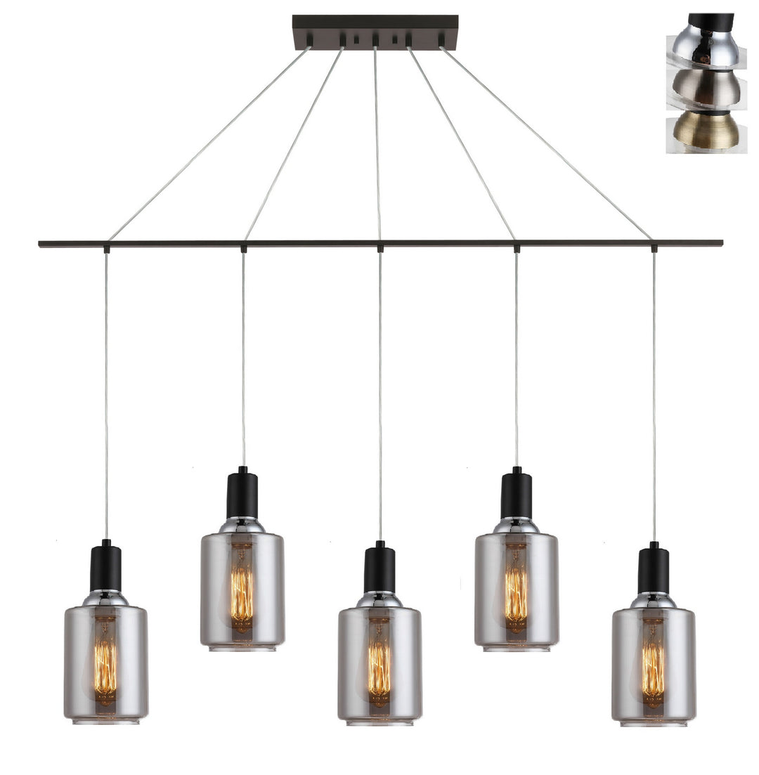 Woodbridge Blake 19129BAZWL-C10531 Pendant Light - Black/ Bronze