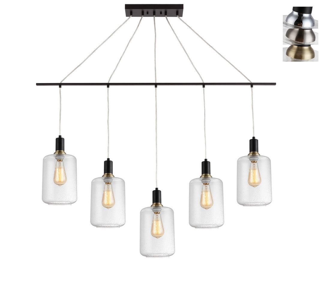 Woodbridge Blake 19129BAZWL-C10715 Pendant Light - Black/ Bronze