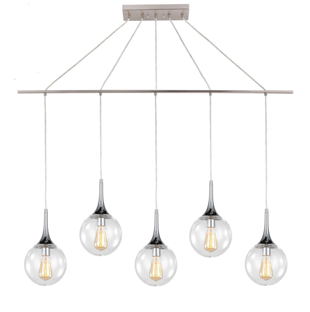 Woodbridge Alicia 19229CHNWL-C00815 Pendant Light - Chrome/ Nickel