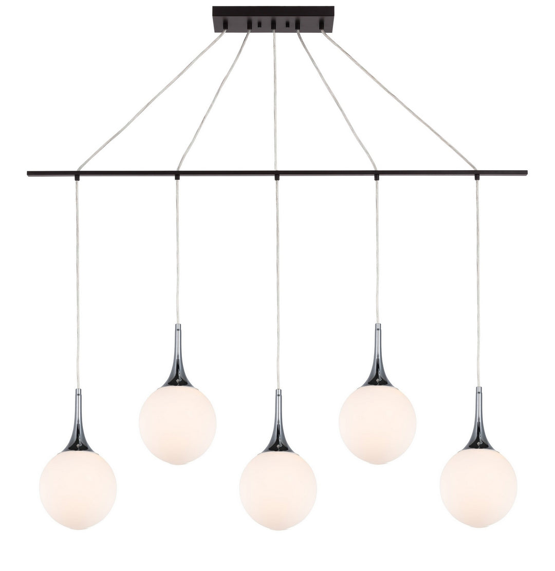 Woodbridge Alicia 19229CHZLE-C00811 Pendant Light - Chrome/ Bronze