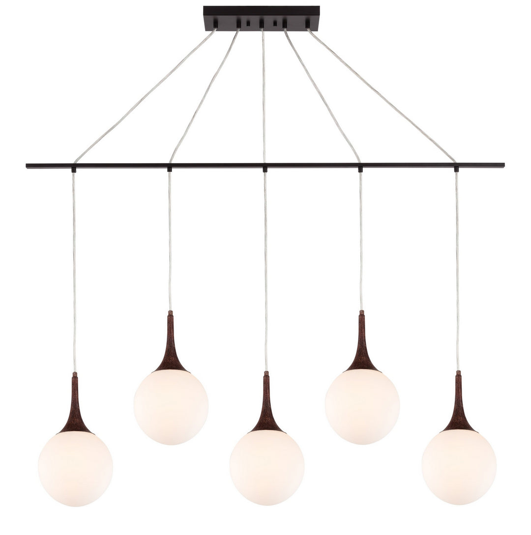 Woodbridge Alicia 19229WNZLE-C00811 Pendant Light - Walnut/ Bronze