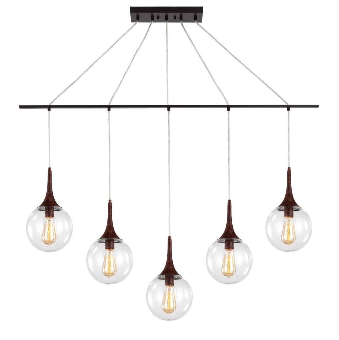 Woodbridge Alicia 19229WNZWL-C00815 Pendant Light - Walnut/ Bronze