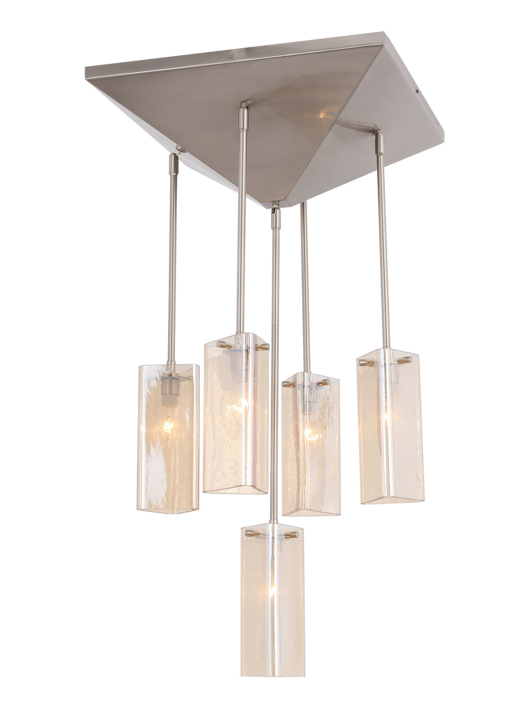 Woodbridge Pyramid 20515STN-C40432 Chandelier Light - Satin Nickel