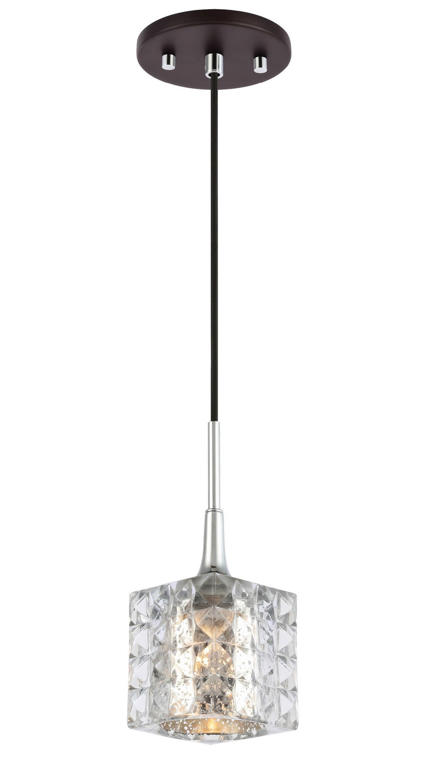 Woodbridge Bristol 20823CHZ-C80414 Pendant Light - Chrome/ Bronze