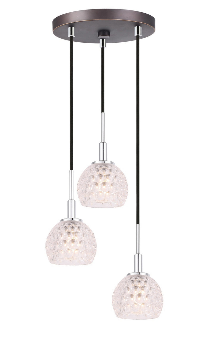 Woodbridge Elise 21024CHZ-C00510 Pendant Light - Chrome/ Bronze