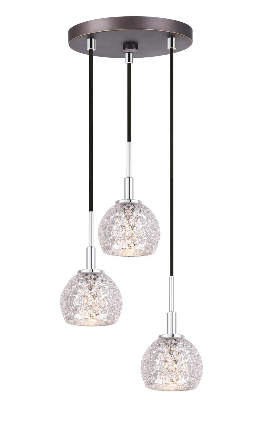 Woodbridge Elise 21024CHZ-C00514 Pendant Light - Chrome/ Bronze