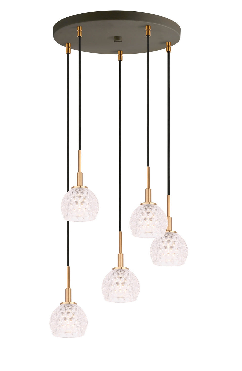 Woodbridge Elise 21025CBZ-C00510 Chandelier Light - Brass/ Bronze