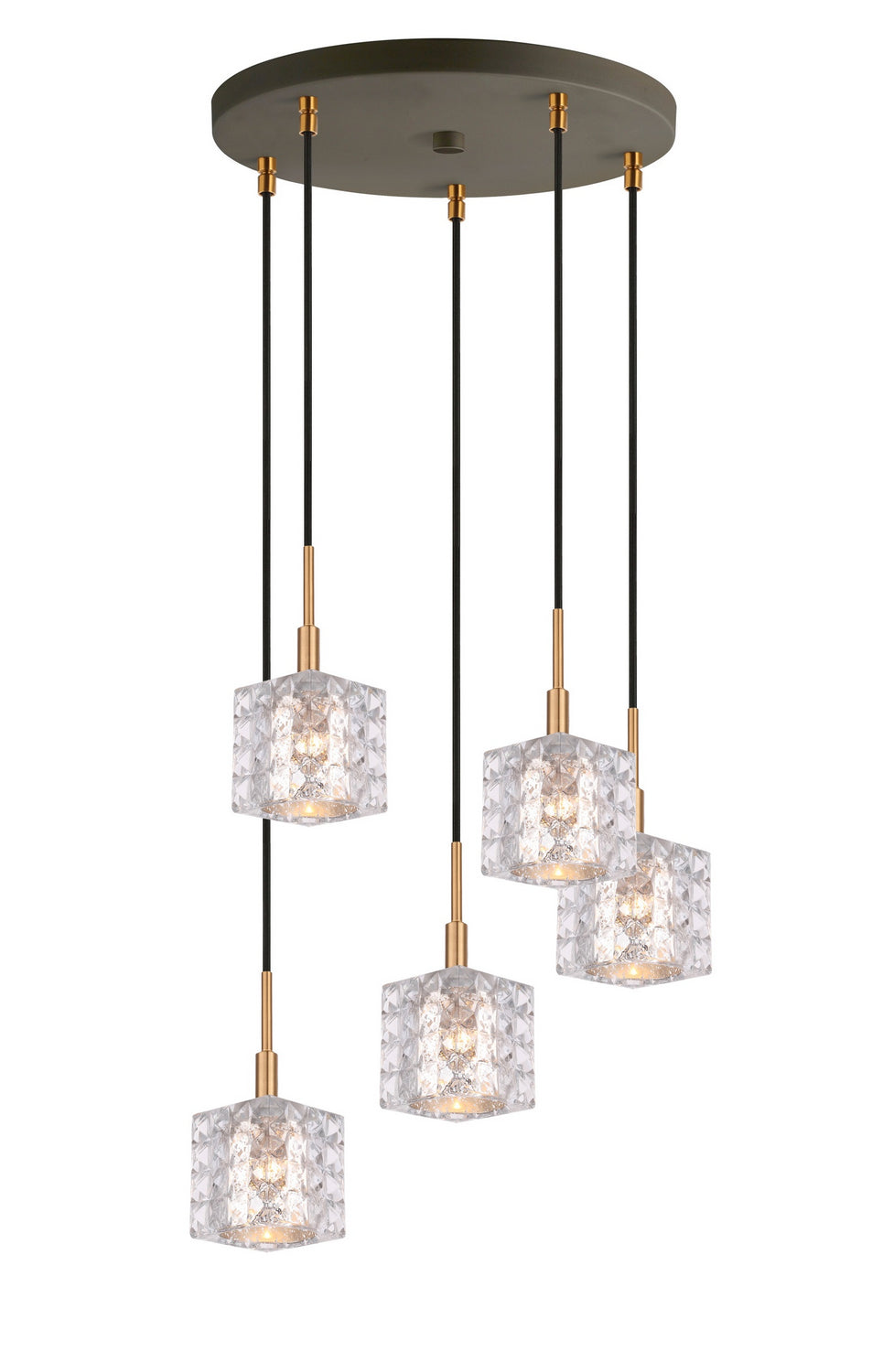 Woodbridge Elise 21025CBZ-C80414 Chandelier Light - Brass/ Bronze