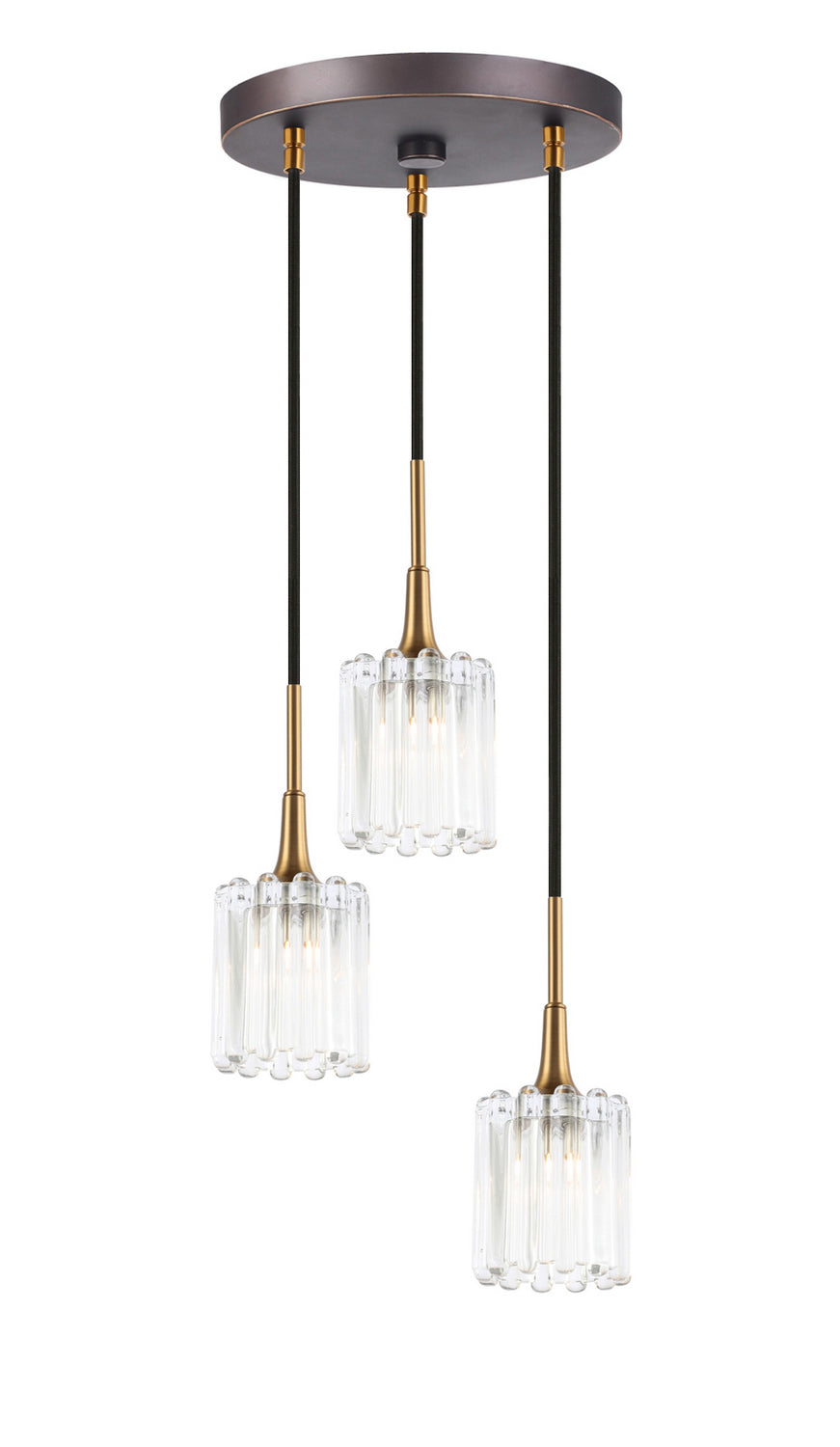 Woodbridge Regent Park 21124CBZ-C10490 Pendant Light - Brass/ Bronze